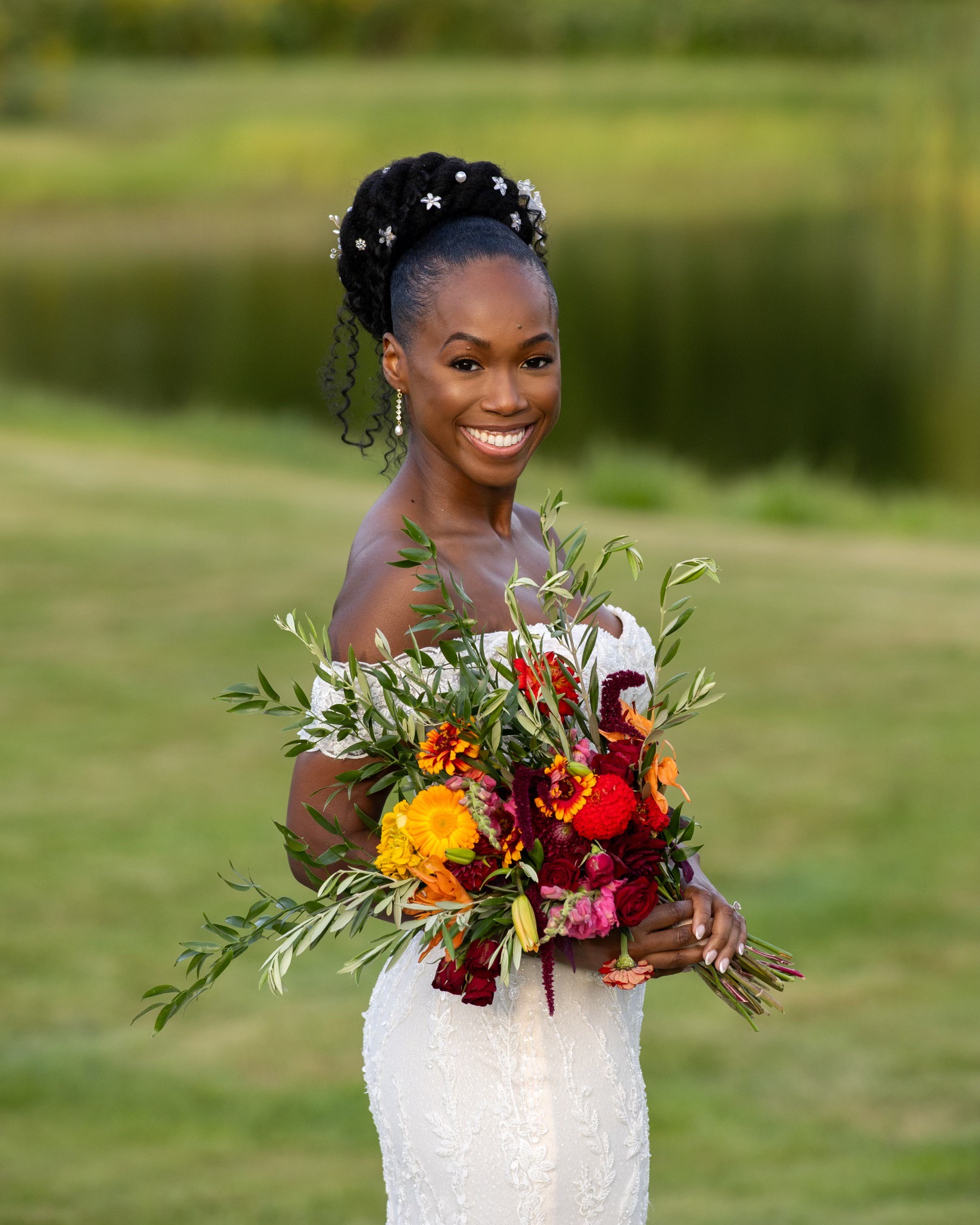 Bride portrait by Refined Faces